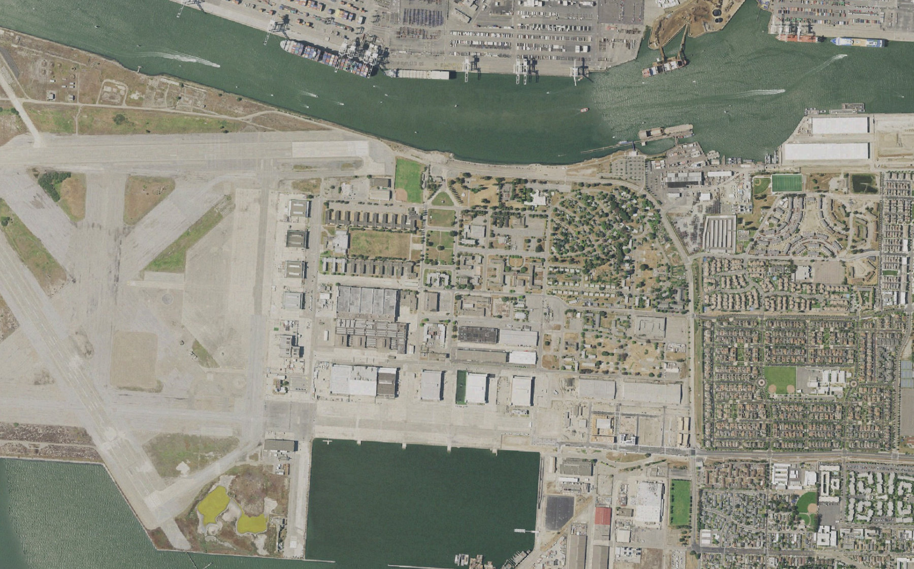 USGS aerial imagery of Alameda Point